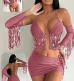 Lingerie Lycra - with threads of shiny sequins