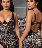 Lingerie Lycra with lace from the chest and sides, with a small opening on one side - open back