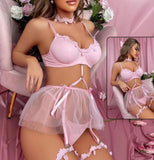 Lingerie Lycra with a skirt made of tulle