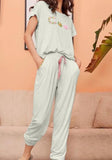 Two-piece pajama made of cotton