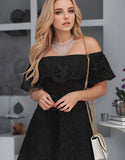 Joubert off shoulder dress