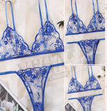 Two-piece bikini lingerie made of lace