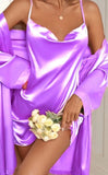 House cash and Robe made of satin