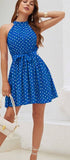 Dress made of dotted cotton