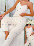 Two-piece pajamas made of cotton