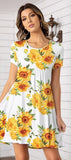 House cash with sunflower print