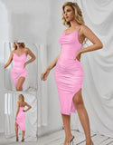 Lycra house dress - open from one side - Dala3ny