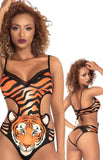 Costume lingerie - jumpsuit tiger